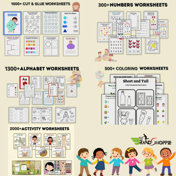 Printable Activity Worksheets Package profile